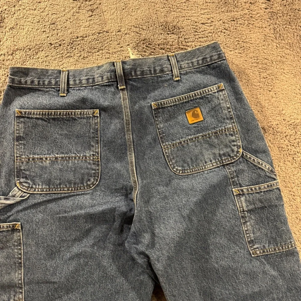 Carhartt B13 DPS Mens Original Dungaree Fit Carpenter Jeans Dark Wash 38x32